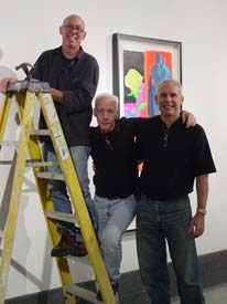 Jim Krieger Michael St Amand & Michael Beauchimin installation